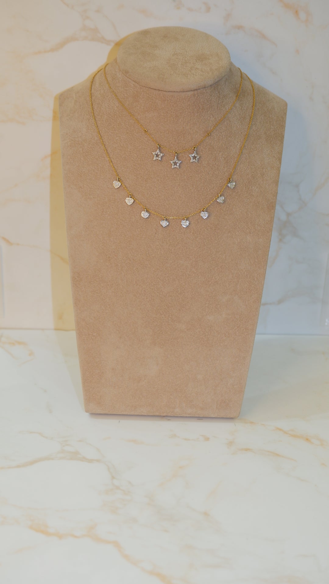 COLLANA HANGING STARS