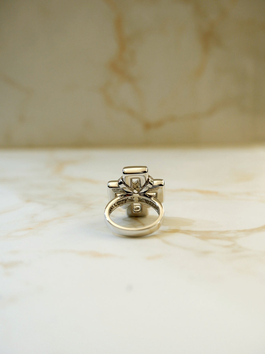 ANELLO CROCE INCROCIATA
