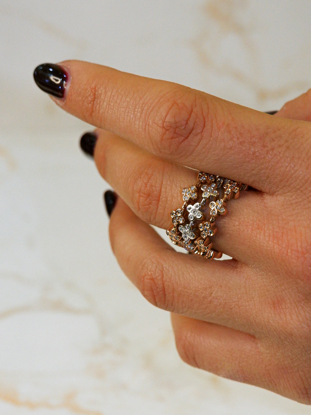 ANELLO FIORI MORBIDO