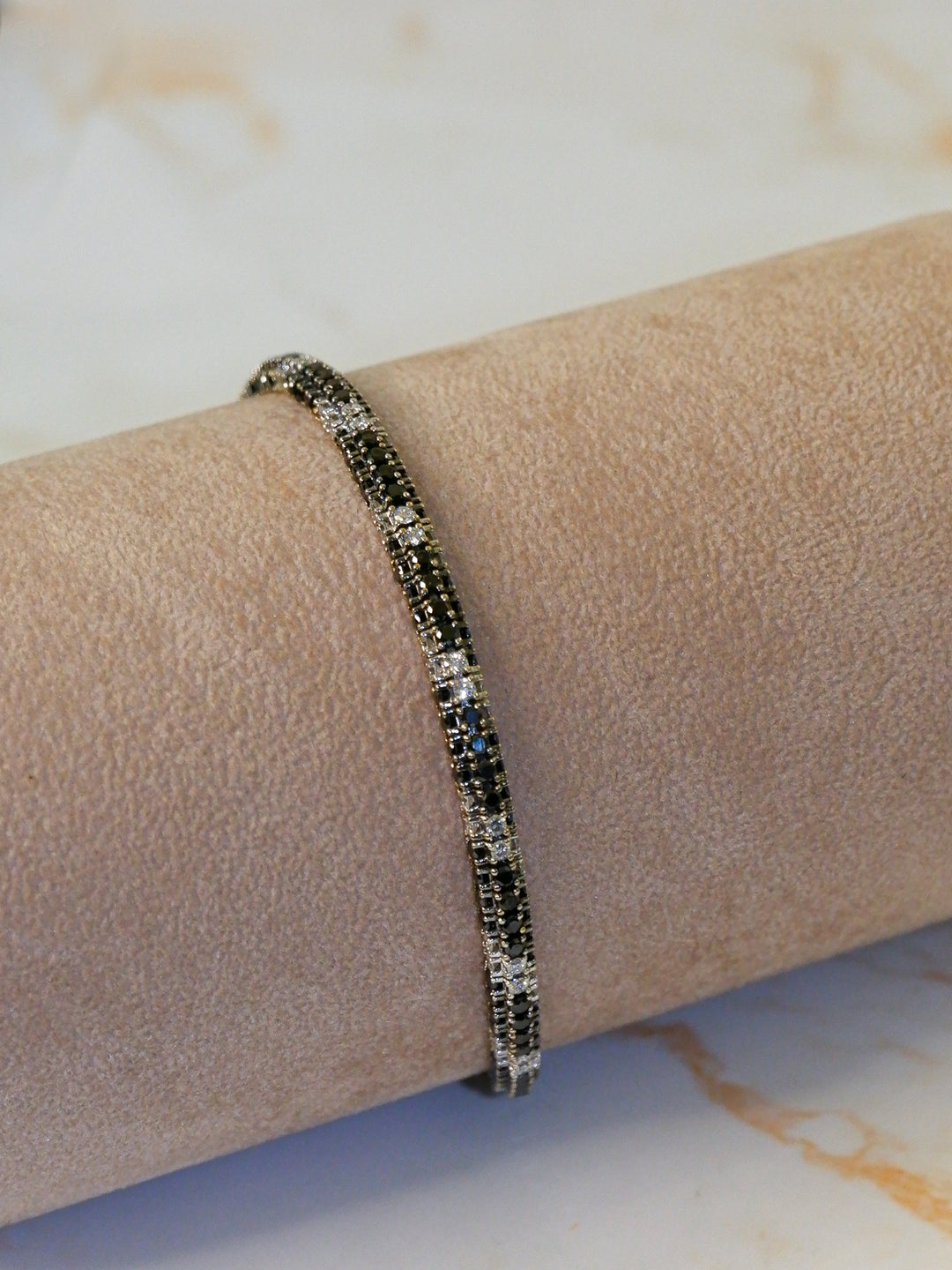 BRACCIALE TENNIS SALT & PEPPER